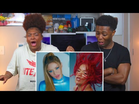 REACCION A KAROL G, SHAKIRA - TQG (WE DID NOT EXPECT THIS!!😱)