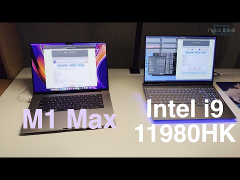 MacBook Pro M1 Max vs Intel i9 11980HK - CPU Expert Benchmark