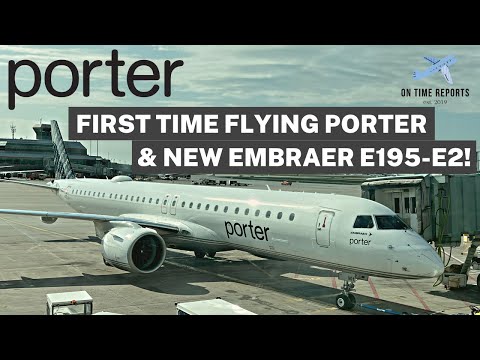 Porter Airlines NEW Embraer E195-E2 from Toronto to Vancouver TRIP REPORT