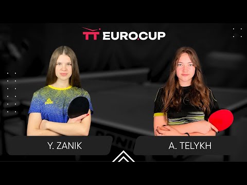 11:10 Yulianna Zanik - Anastasiia Telykh 01.07.2024 TT Euro.Cup Women Ukraine Star. TABLE 4