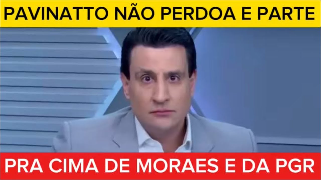 PISTOLA: PAVINATTO detona ALEXANDRE DE MORAES e a PGR