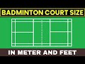 Badminton Court Size Badminton Court Making Badminton Court Measurement Badminton Court