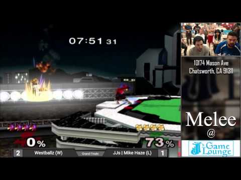 Melee at JJ's 15 - Westballz (Falco) Vs. JJ's | MikeHaze (Fox) - Grand Finals - Singles