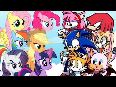 Pony Girl But My Little Pony & Sonic Team Sing It (Sonic VS My Little Pony) - [UTAU Cover]