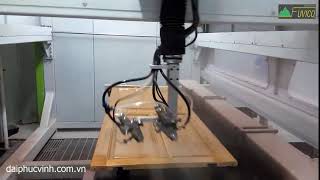MÁY CHẾ BIẾN GỖ TỰ ĐỘNG - MÁY SƠN CÁNH CỬA TỰ ĐỘNG