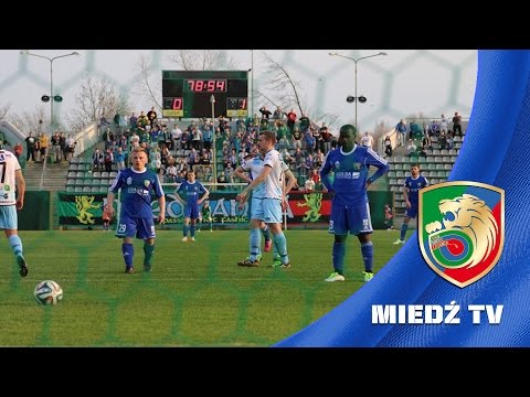 Skrót spotkania Miedź Legnica - Stomil Olsztyn 1:1