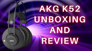Video thumbnail for AKG K52 Headphones Unboxing & Review by House of Tech English