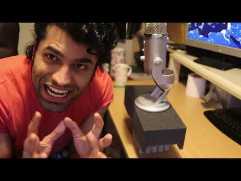 How to get rid of vibration coming through on your desktop microphone for cheap