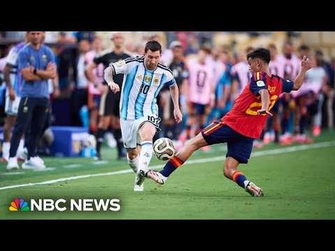 Lionel Messi announces retirement from Argentina soccer team