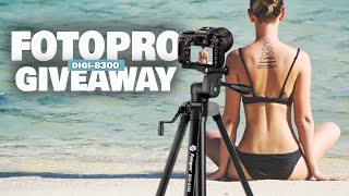 FotoPro Digi-8300 Tripod GIVEAWAY & Review! Can't beat FREE!