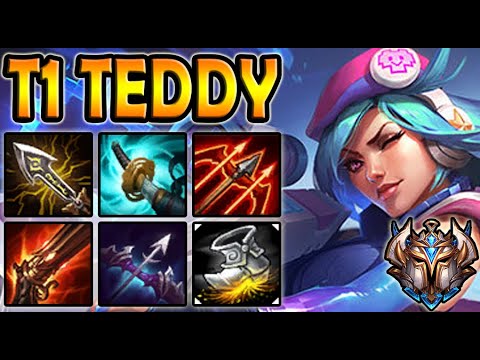 T1 Teddy CAITLYN ADC vs EZREAL - Patch 10.15 Ranked Korea ✔️
