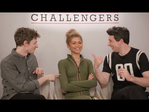 Zendaya, Josh O'Connor & Mike Faist x Coup De Main 'Challengers' interview