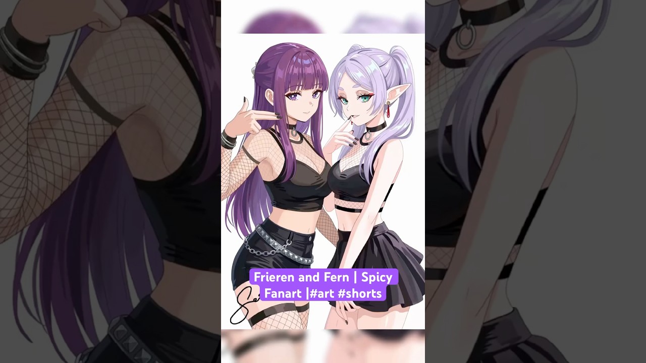 Frieren and Fern | Spicy Fanart | #art #shorts