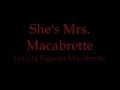 A Toys orchestra - Mrs. Macabrette [TESTO, TRADUZIONE]