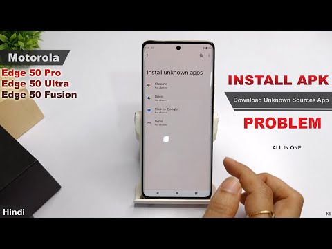How to insatll unknown sources in motorola edge 50 fusion | Moto edge 50 pro apk install kaise kare