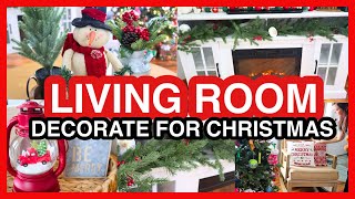 Christmas Living Room Decorate With Me!
