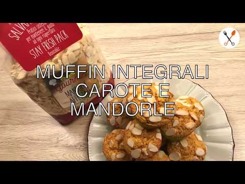 Muffin integrali alle carote e mandorle - Mister Nut