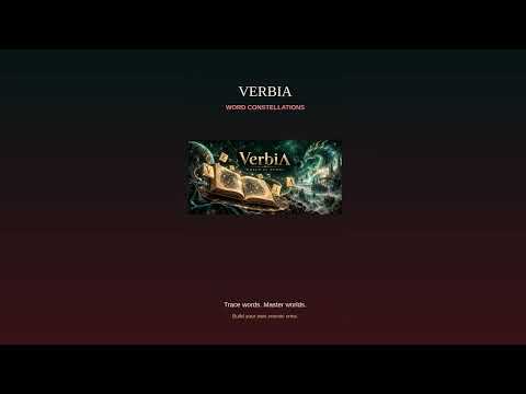 Verbia: Word Constellations gameplay trailer thumbnail