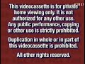 Disney Fox Extended FBI Warning Screens Early 2000 S VHS Capture