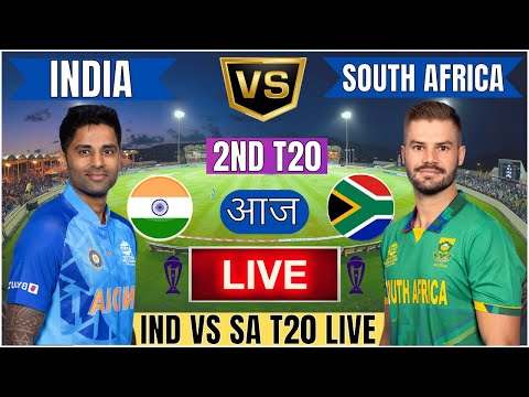Live IND Vs SA 2nd T20 Match | Live Cricket Match Today | IND vs SA live 1st innings #livescore