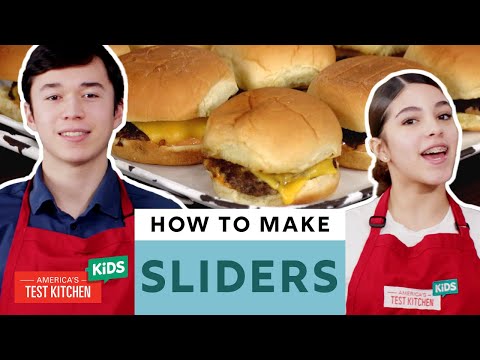 How to Make Cheeseburger Sliders | America's Test Kitchen Kids