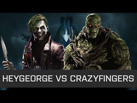 Injustice 2 - High Level FT10 - Hey George (Joker) vs Crazy Fingers (Swamp Thing)