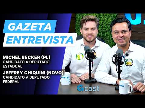Eleições 2026: Chiquini e Becker apresentam propostas para o Paraná | Gazeta Entrevista