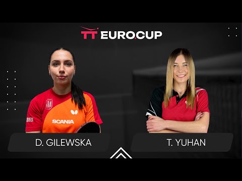 12:25 Dominika Gilewska - Tetiana Yuhan 10.08.2024 | Table Tennis TT Euro.Cup Women Ukraine Star 4
