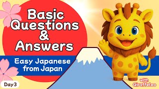 Day 3 – Basic Questions & Answers in Japanese | Easy Japanese from Japan