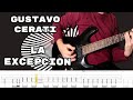 La Excepcion - Gustavo Cerati Cover Tutorial Guitarra [+Tabs]