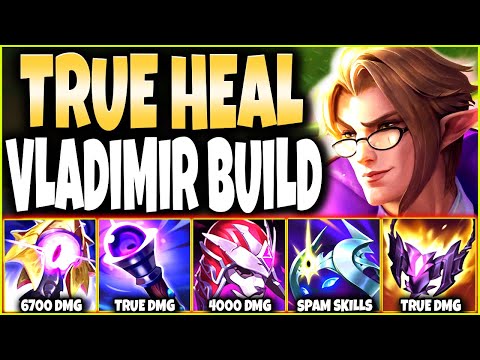 Meet the TRUE HEAL OMNI Vladimir Build ~ 4800+HP + 750+AP + MAX PEN 🔥 LoL Top Vladimir s12 Gameplay