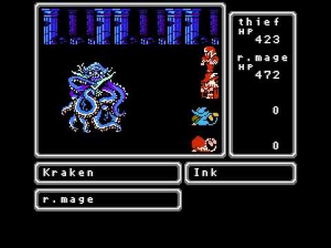 Final Fantasy Rebalanced - Thief/Red Mage vs. Kraken