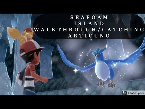 EASY SEAFOAM ISLAND WALKTHROUGH| CATCHING ARTICUNO| POKEMON LETS GO PIKACHU/EEVEE
