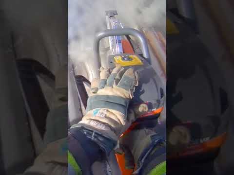 k-12 working #husqvarna #helmetcam #firecam #chiefmiller #bomberosdechile  #firefighter #feuerwehr