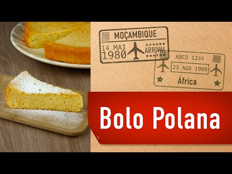 BOLO POLANA | De sabor delicado e amanteigado esse bolo tradicional de Moçambique vai te surpreender