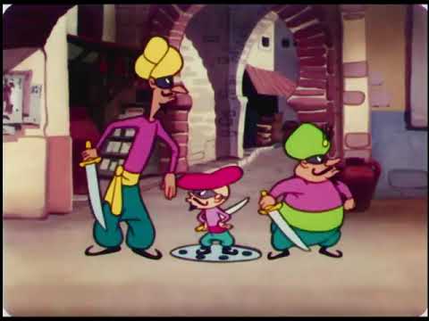1953 - CC-2 "Ali Baba And The Thieves" (Walter Lantz) Coca-Cola advertising cartoon, 2m 05s