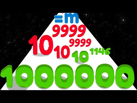 Big Numbers Run And Merge vs Count Master - Level Up Number (ASMR, Max Level) Mobile Game