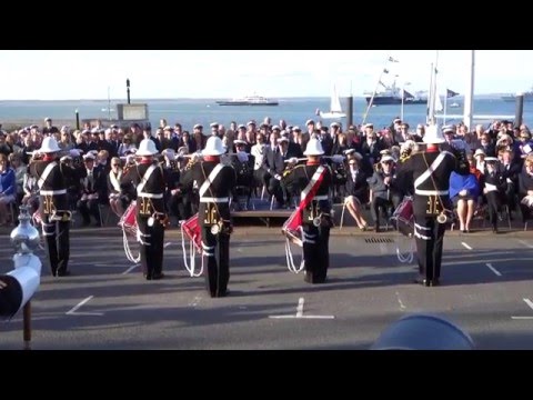 Beat Retreat  Royal Yacht Squadron Cowes Bicentenary Celebrations 2015 by rob yalden