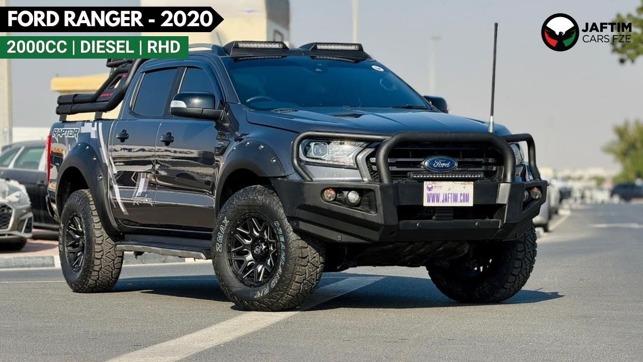 Ford Ranger 2020 | 2.0L DIESEL | AUTOMATIC TRANSMISSION | RIGHT-HAND-DRIVE | HEAVY BULL BAR | ROOF MOUNTED LED L video