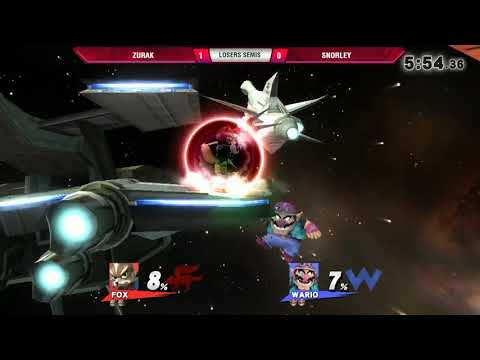 VS Weekly 9/13/18 - Losers Semis - Zurak (Fox) vs Snorley (Wario) - Smash 4