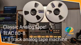 Video thumbnail for Amazing Analog! Teac 80-8 Classic Vintage Tape Machine by Twin Creek Audio