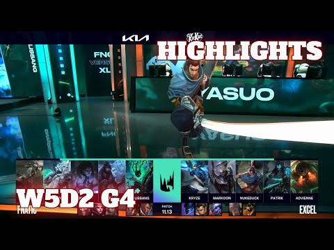 FNC vs XL - Highlights | Week 5 Day 2 S11 LEC Summer 2021 | Fnatic vs Excel