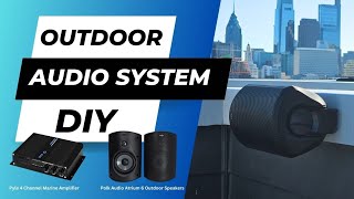 Video thumbnail for Simple Outdoor Speaker Setup - Polk Audio Atrium 6 + Pyle 4 Channel Marine Amp by Unboxed