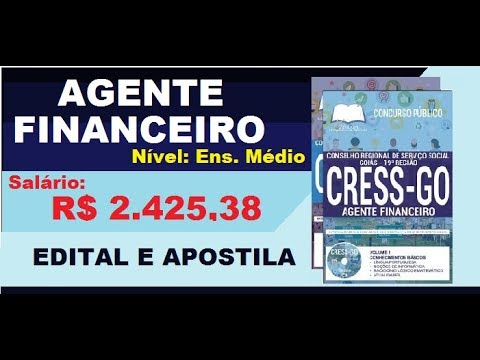 Edital Apostila Concurso CRESS GO 19ª REGIÃO GO Cargo Agente Financeiro