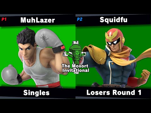 The Moxort Invitational Losers Round 1 - MuhLazer (Little Mac) vs Squidfu (Captain Falcon)