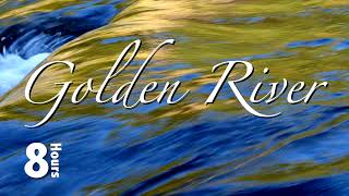 Sleep, relax or meditate to the sound of nature.  The water flows at sunset down this golden river.