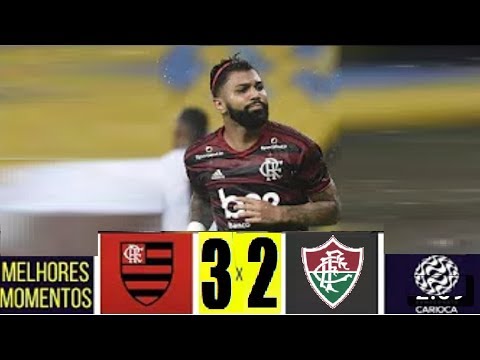 MELHORES MOMENTOS - FLAMENGO 3X2 FLUMINENSE - 1080p 60 fps - GABIGOL -B.H - F. LUIS