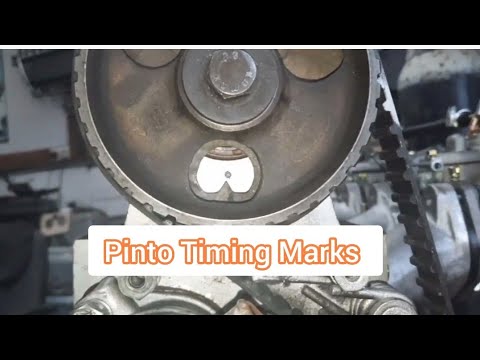 How to set up a timing cam belt on a Ford pinto engine RS2000