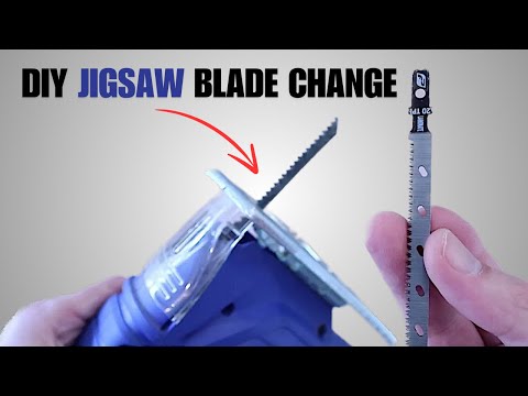 How To Change a Jigsaw Blade. SIMPLE Instructions! 