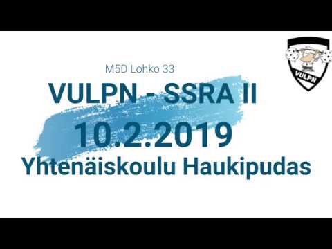 Maalikooste: VULPN - SSRA II (10.2.2019)